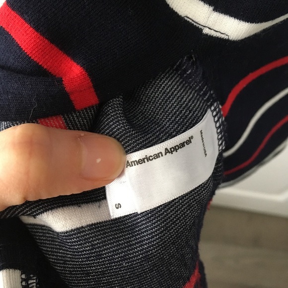 American Apparel stripe midi pencil skirt - Picture 5 of 5